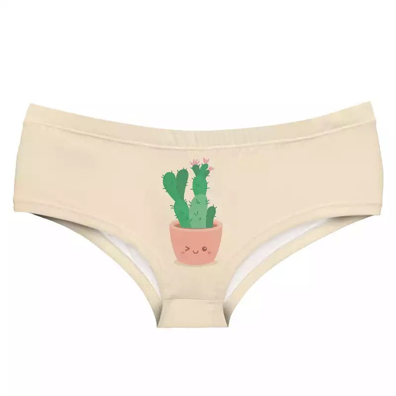 Potted Cactus Panties